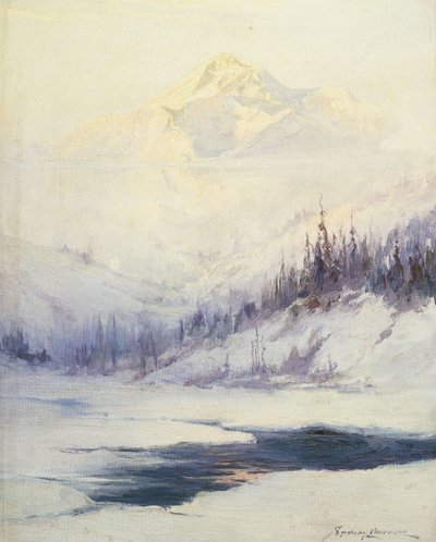 Winter Morning, Mount Mckinley, Alaska tekijältä Sidney Laurence