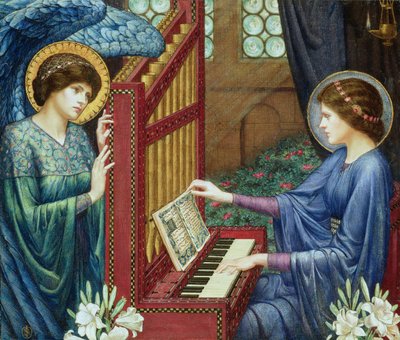 Saint Cecilia (öljy kankaalle) tekijältä Sidney Meteyard