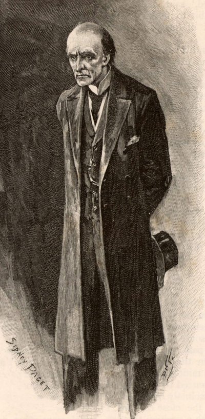 Kuvitus "Sherlock Holmesin seikkailuista" tekijältä Sidney Paget