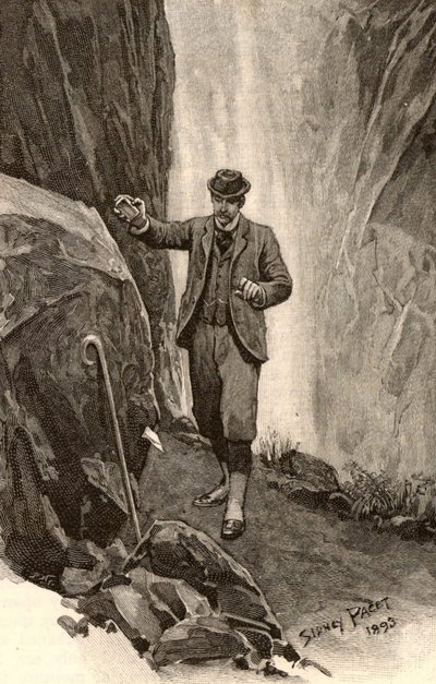Kuvitus "Sherlock Holmesin seikkailuista" tekijältä Sidney Paget