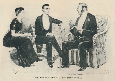 Voi, mikä tahansa vanha avain sopii tähän toimistoon, 1892 tekijältä Sidney Paget