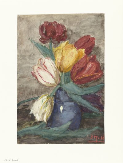 Tulppaanit maljakossa tekijältä Sientje Mesdag van Houten
