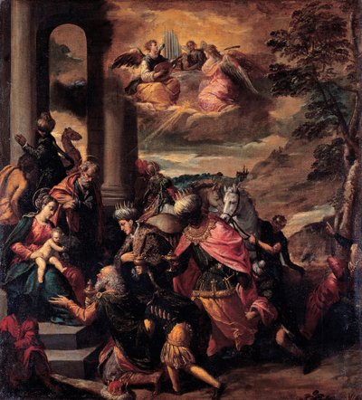 Maagien palvonta, 1580 tekijältä Sigismondo Scarsellino