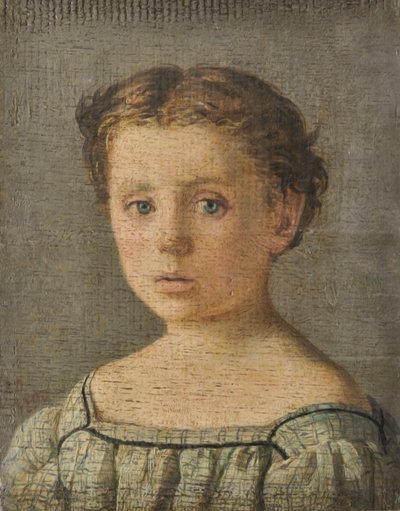 Lapsimuotokuva, noin 1864-65 (öljy kartongille) tekijältä Silvestro Lega