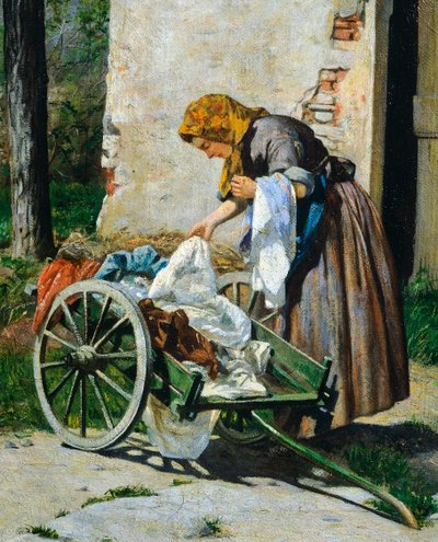 Pesijanaiset Firenzen lähellä tekijältä Silvestro Lega
