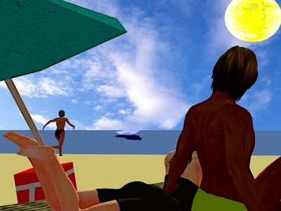 Pako auringolta: Digitaalinen rantaidylli tekijältä Silvia Martini