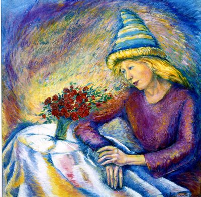 Keskustelu, 2005 (pastellit) tekijältä Silvia Pastore