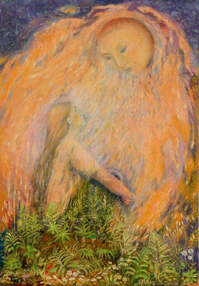 Longing, 2015 (öljy gessoed-puulevylle) tekijältä Silvia Pastore