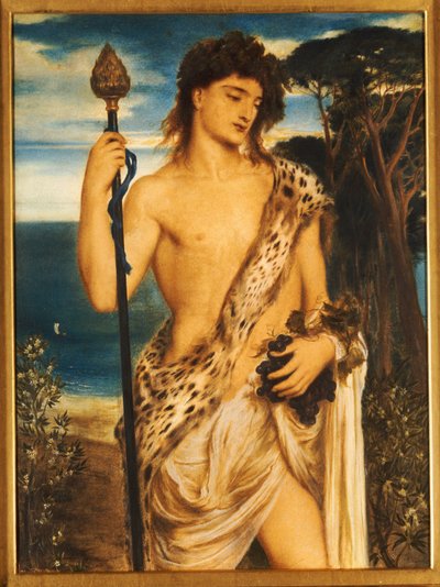 Bacchus, 1867 tekijältä Simeon Solomon