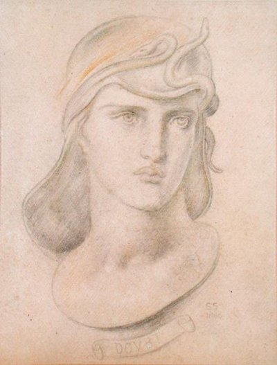 Ihanteellisen pään tutkimus tekijältä Simeon Solomon