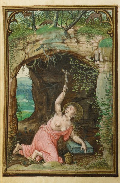 Folio pienoistuntikirjasta, Rooman käyttö, Brugge, 1530-35 tekijältä Simon Bening