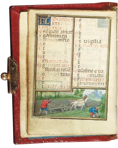 Folio pienoistuntikirjasta, Rooman käyttö, Brugge, 1530-35 tekijältä Simon Bening