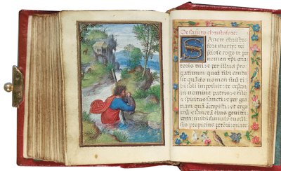 Folio pienoistuntikirjasta, Rooman käyttö, Brugge, 1530-35 tekijältä Simon Bening