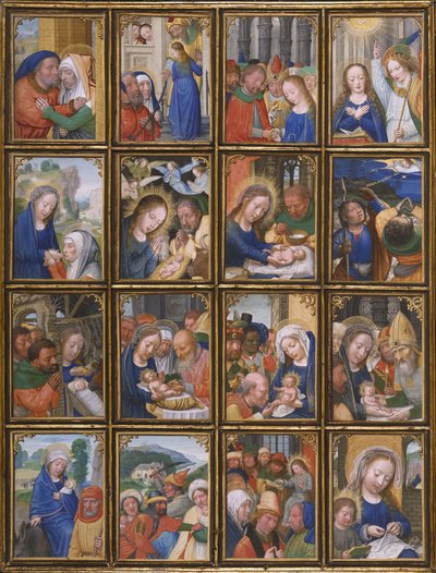 Tafel aus dem Stein-Quadriptychon tekijältä Simon Bening