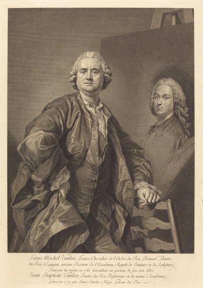 Louis Michel Vanloo tekijältä Simon Charles Miger after Louis Michel Van Loo