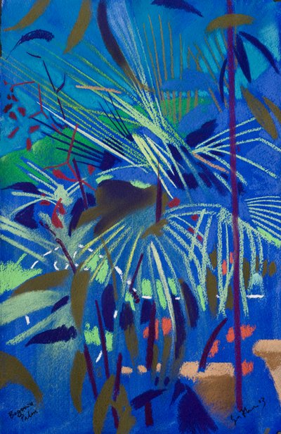 Begonia Palm (pastelli paperille) tekijältä Simon Fletcher