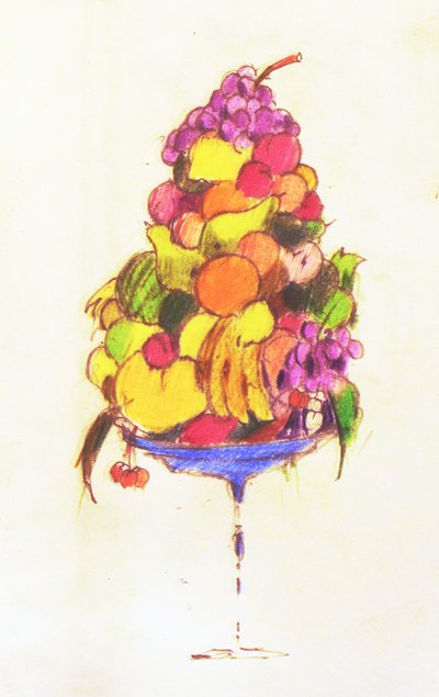 Coupe, 2005 (akvarelli ja väriliitu) tekijältä Simon Fletcher