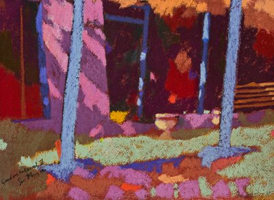 Garden Interval (pastelli paperille) tekijältä Simon Fletcher