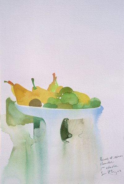 Poire, claudes queens I, 2002 (akvarelli) tekijältä Simon Fletcher
