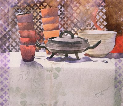 Xema Espagne, 2000 (akvarelli) tekijältä Simon Fletcher