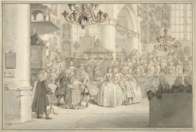 Prinssi William V:n kaste, 1748 tekijältä Simon Fokke
