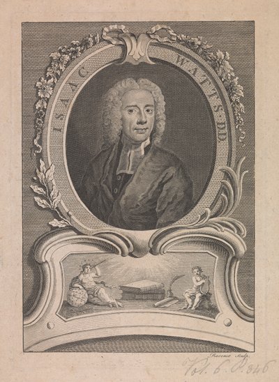 Isaac Watts tekijältä Simon Francois Ravenet