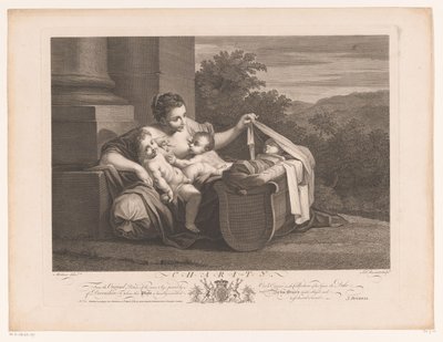 hyväntekeväisyys Hyväntekeväisyys (nimi esineessä) 1700-luvun maalauksia Devonshiren kokoelmasta (sarjan nimi) tekijältä Simon François Ravenet (le vieux)