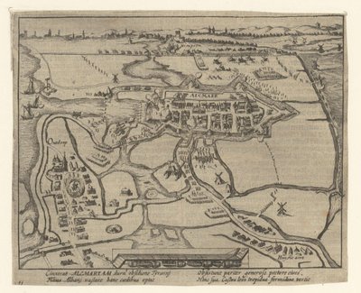 Alkmaarin piiritys, 1573 tekijältä Simon Frisius