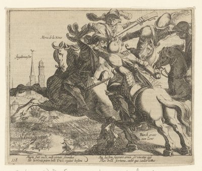 François de la Noue vangittiin Ingelmunsterin taistelussa vuonna 1580 tekijältä Simon Frisius