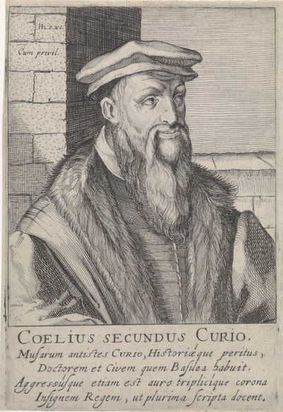 Caelius Secundus Curion muotokuva tekijältä Simon Frisius