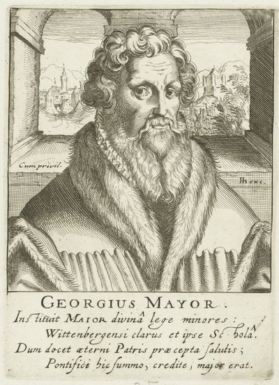 Georgius Mayrin muotokuva tekijältä Simon Frisius