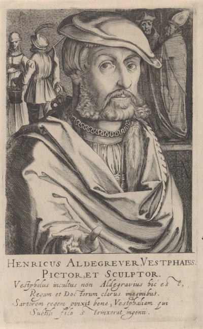 Heinrich Aldegreverin muotokuva tekijältä Simon Frisius