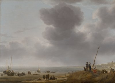 Beach View, 1643 tekijältä Simon Jacobsz. Vlieger