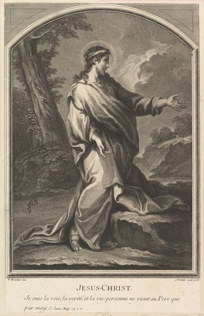 Jeesus Kristus, 1726. tekijältä Simon Vallee