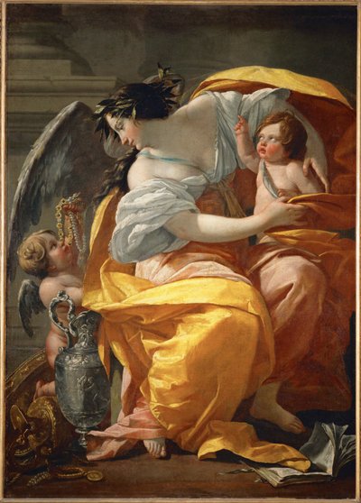 Allegorie de la Richesse - Rikkauden allegoria ... tekijältä Simon Vouet