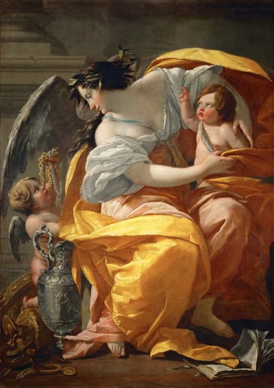 Rikkauden allegoria tekijältä Simon Vouet