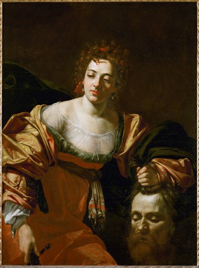 Judith ja Holofernesin pää (maalaus kankaalle) tekijältä Simon Vouet