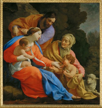 La Sainte Famille - Pyhä perhe. R. F ... tekijältä Simon Vouet