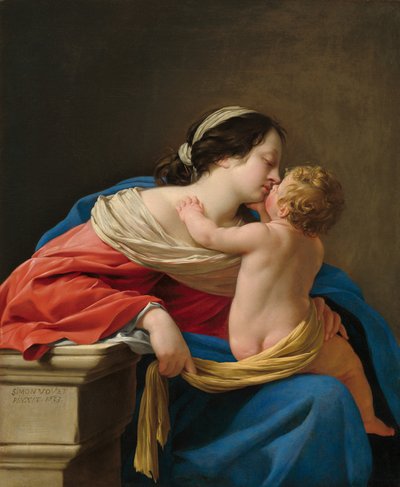 Madonna ja lapsi tekijältä Simon Vouet