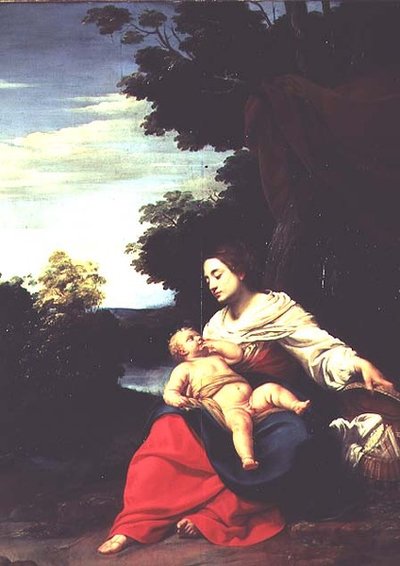 Madonna korin kanssa tekijältä Simon Vouet