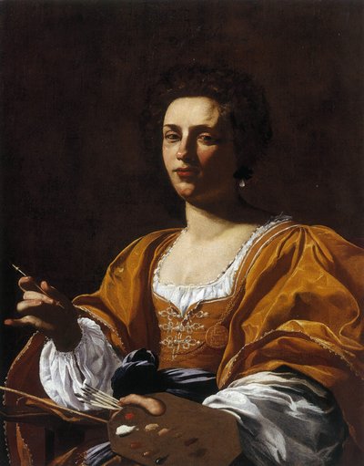 Artemisia Gentileschin muotokuva, 1623-1626. tekijältä Simon Vouet