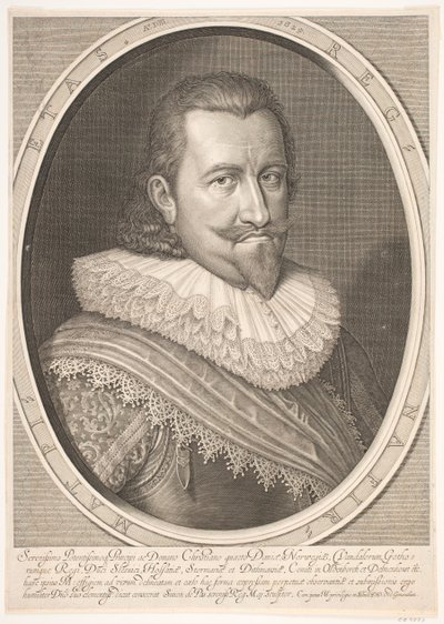 Christian IV:n muotokuva tekijältä Simon de Pas