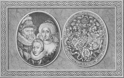 James I Anne Tanskasta ja Henry, Walesin prinssi, 1612, 1904 tekijältä Simon de Passe