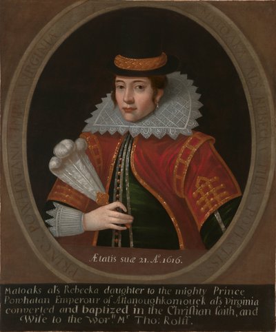 Pocahontas tekijältä Simon van de Passe