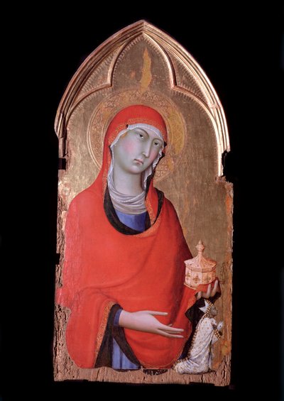 Orvieto polyptyykki, Maria Magdalena ja luovuttaja -Tempera puulla, n.1321 tekijältä Simone Martini