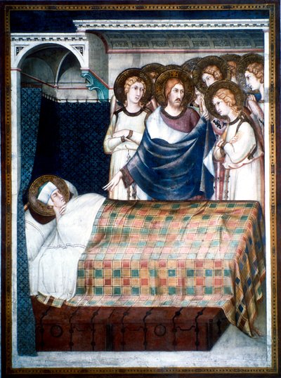 Pyhän Martinuksen unelma, 1300-luku. tekijältä Simone Martini