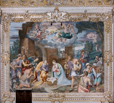 Paimenten palvonta tekijältä Simone Veneziano Peterzano