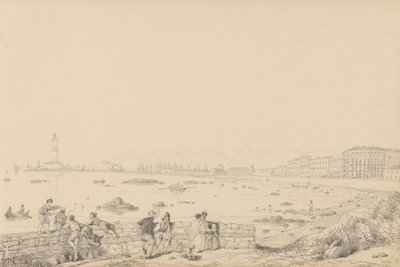 Albumi 30 katselukertaa Tirolissa ja Italiassa: Leghorn, Villa Caprille - General View 1st. syyskuuta 1841 tekijältä Sir Charles D