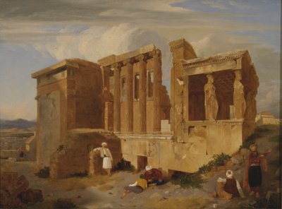 Erechtheum, Ateena, hahmot etualalla tekijältä Sir Charles Lock Eastlake