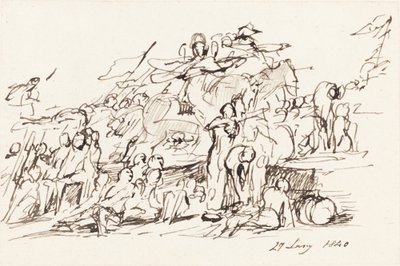 Taistelukohtaus tekijältä Sir David Wilkie